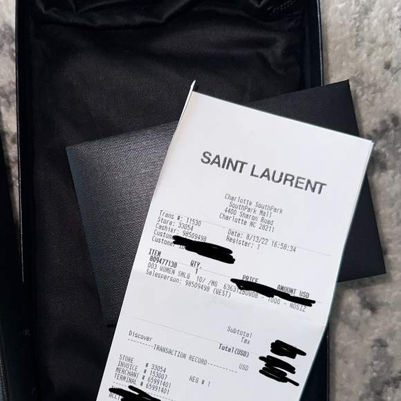 YSL Zipped Pouch - Picture 9 of 13